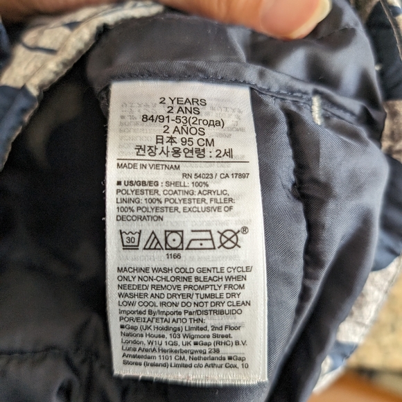 Gap Disney Mickey Mouse Toddler Puffer Jacket 2 T - Picture 5 of 5